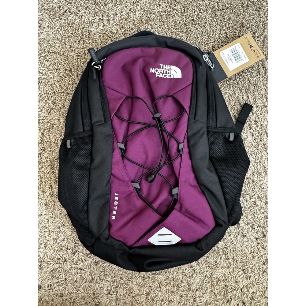 North Face Jester Backpack Pamplona Purple/Black OS One Size NWT